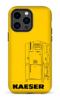 iPhone 14 Pro Max Tough Kaeser - The Golden Blueprint -