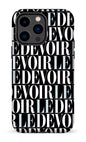 iPhone 14 Pro Max Tough Le Devoir — Gros logos -