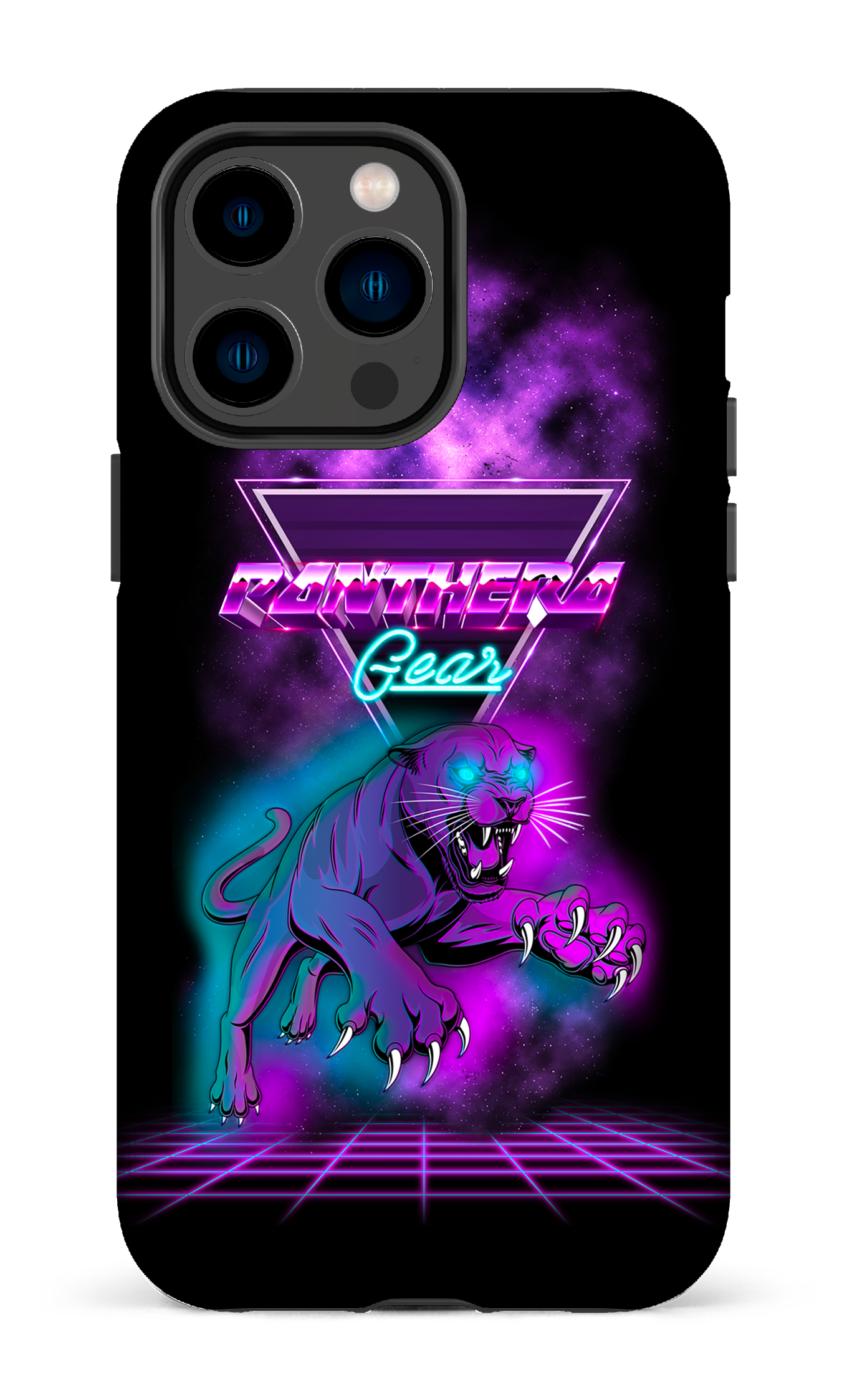 iPhone 14 Pro Max Tough Panthera 80's Noir -