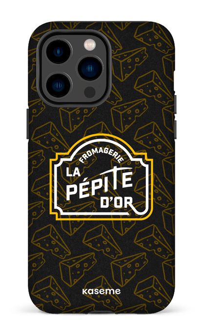 iPhone 14 Pro Max Tough Pépite x Fromages Noir -