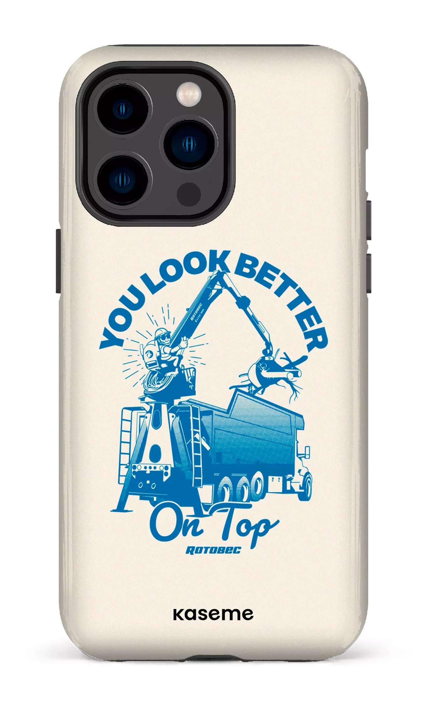 iPhone 14 Pro Max Tough Rotobec Beige -