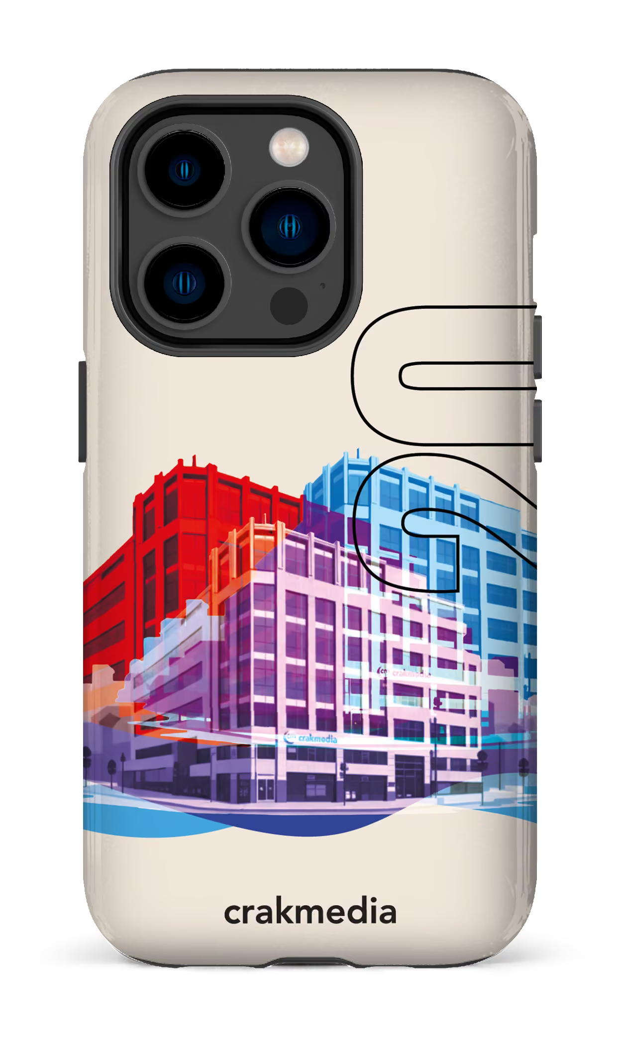 iPhone 14 Pro Tough Building Crakmedia -