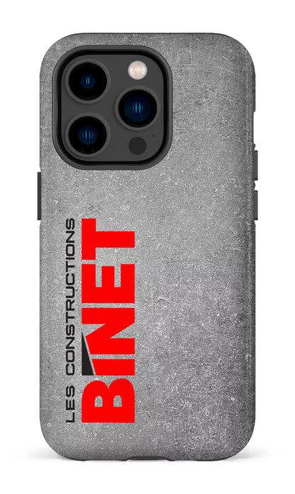 iPhone 14 Pro Tough Constructions Binet Gris -