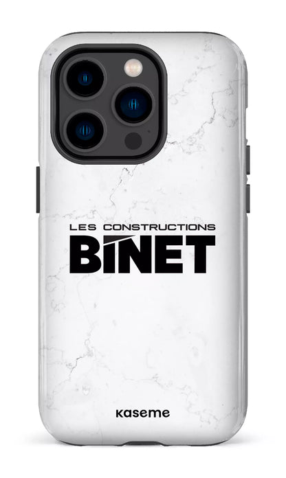 iPhone 14 Pro Tough Constructions Binet Marbre -