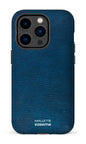 iPhone 14 Pro Tough Cuir Bleu x Mallette -