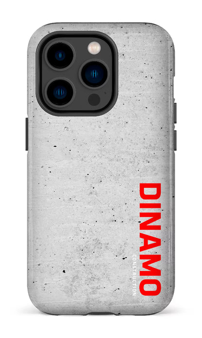 iPhone 14 Pro Tough Dinamo Gris x Logo Rouge -