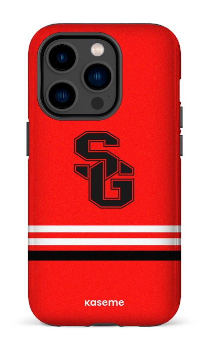 iPhone 14 Pro Tough Dragons PSG Rouge -