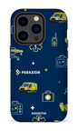 iPhone 14 Pro Tough Icônes bleu Paraxion -
