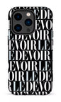 iPhone 14 Pro Tough Le Devoir — Gros logos -