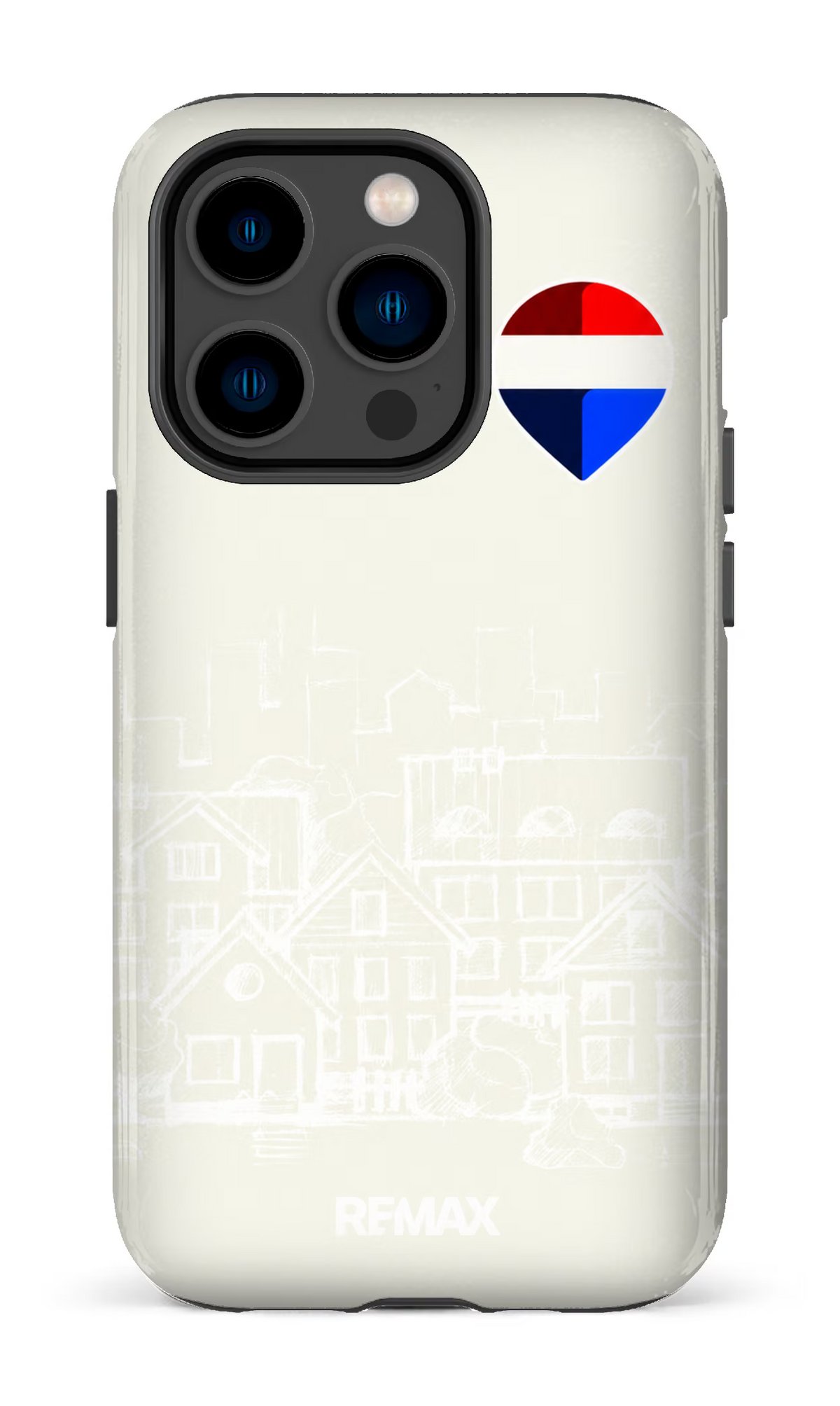 iPhone 14 Pro Tough Remax Sketch Beige -