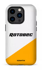iPhone 14 Pro Tough Rotobec Blanc et Jaune -