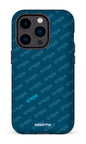 iPhone 14 Pro Tough SREPE Pattern Bleu x Turquoise -