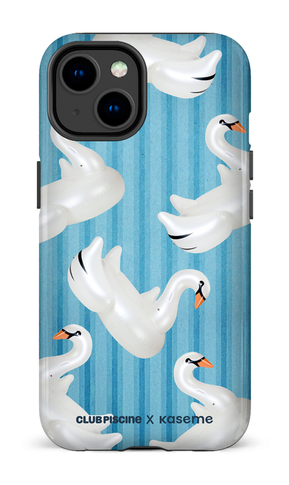 iPhone 14 Tough Gloss Cygne par Club Piscine -