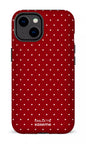iPhone 14 Tough Gloss Ditsy Rouge x Mallette -