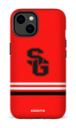 iPhone 14 Tough Gloss Dragons PSG Rouge -