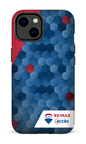 iPhone 14 Tough Gloss Exagones texturés -