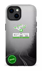 iPhone 14 Tough Gloss GMR Route Noir et Blanc -