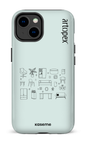 iPhone 14 Tough Gloss L'essentiel menthe par Artopex -
