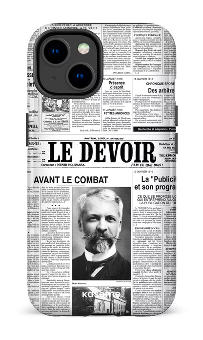 iPhone 14 Tough Gloss Le Devoir — Premier édito -