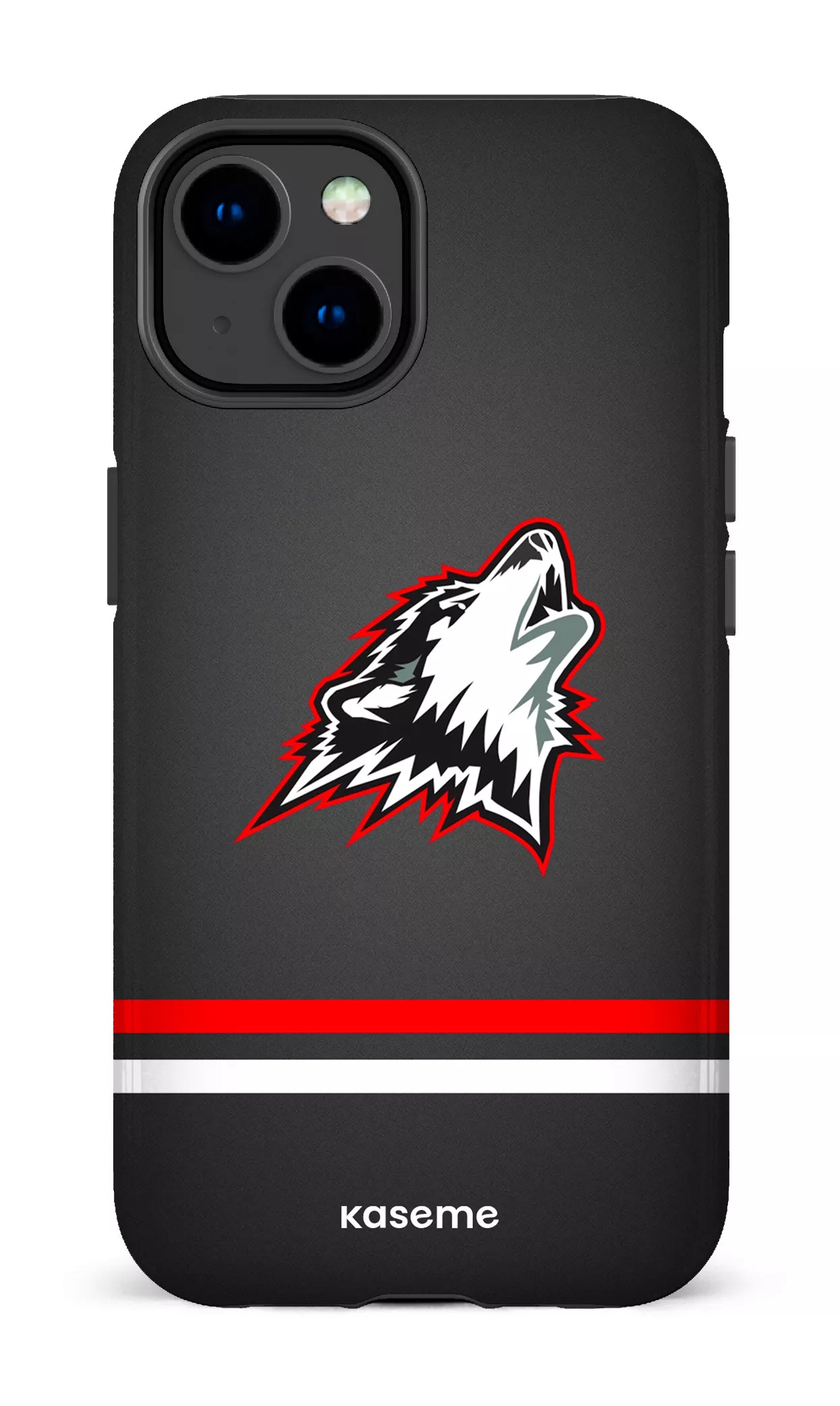 iPhone 14 Tough Gloss Les Huskies Gris -
