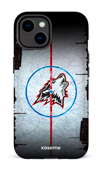 iPhone 14 Tough Gloss Les Huskies Patinoire -