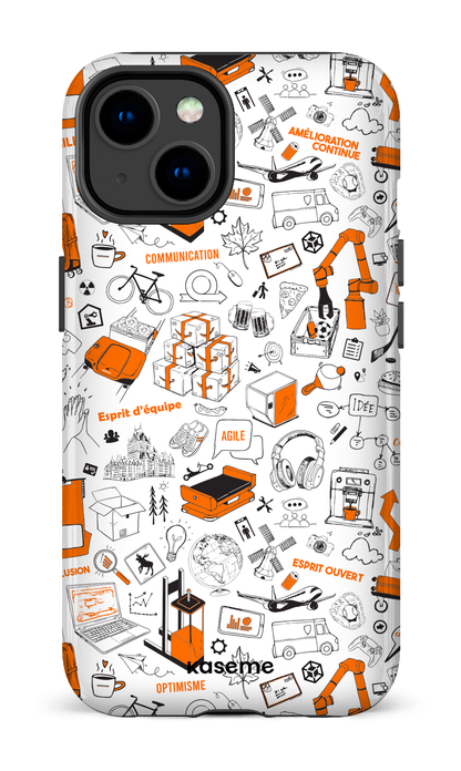iPhone 14 Tough Gloss Murale Vanderlande -