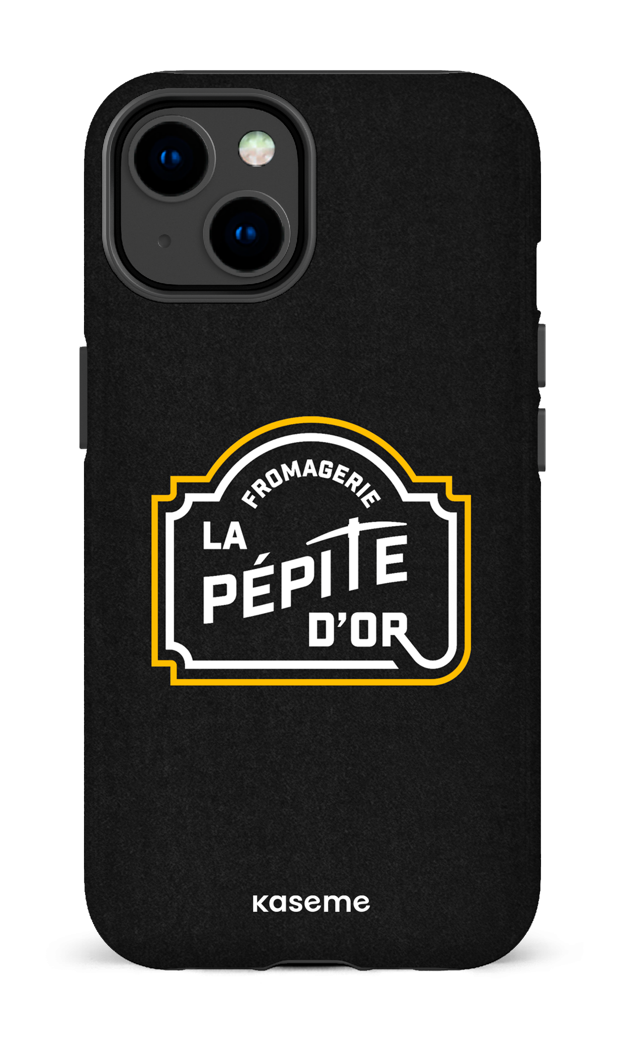 iPhone 14 Tough Gloss Pépite Noir -