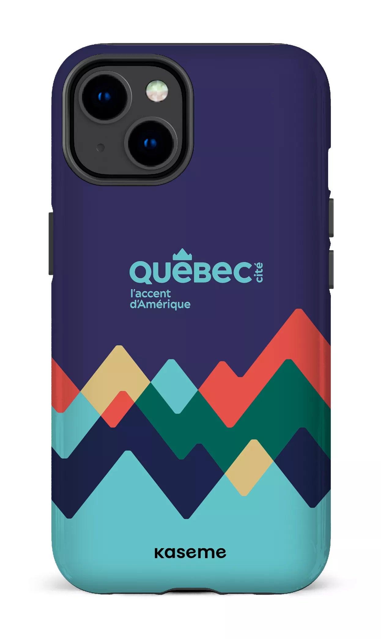 iPhone 14 Tough Gloss Québec cité, l'accent d'Amérique -