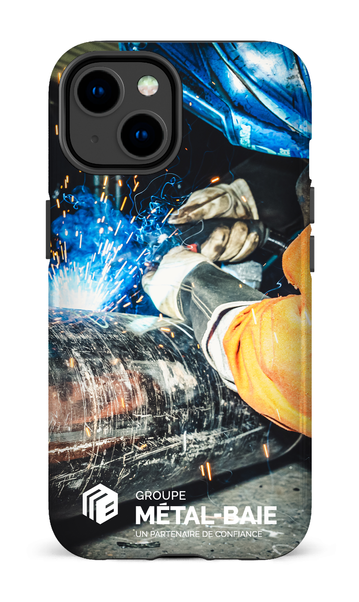 iPhone 14 Tough Gloss Soudure par Métal-Baie -