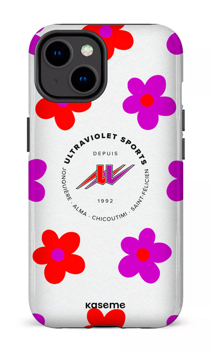 iPhone 14 Tough Gloss UltraViolet Fleurs -