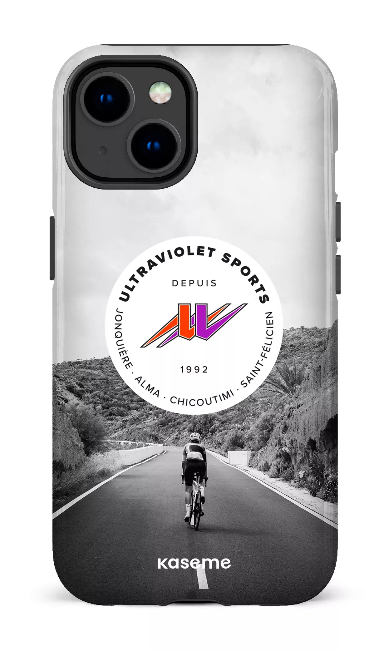 iPhone 14 Tough Gloss UltraViolet Vélo -