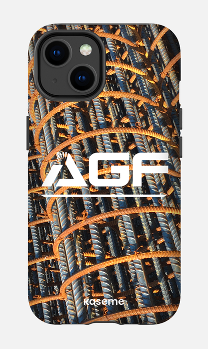 iPhone 14 Tough Matte AGF Acier -