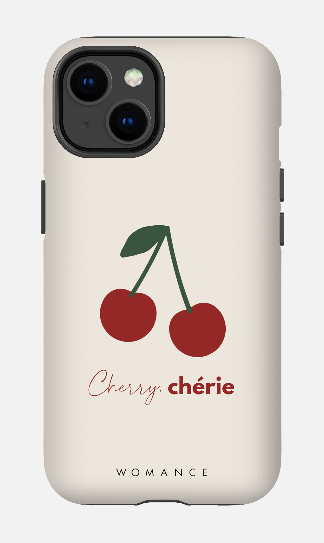 iPhone 14 Tough Matte Cherry, chérie -