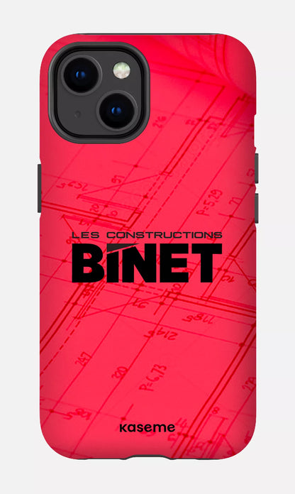 iPhone 14 Tough Matte Constructions Binet Rouge -