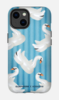 iPhone 14 Tough Matte Cygne par Club Piscine -
