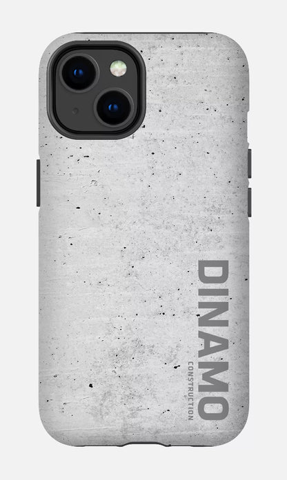 iPhone 14 Tough Matte Dinamo Gris x Logo Gris -