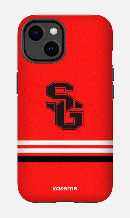 iPhone 14 Tough Matte Dragons PSG Rouge -