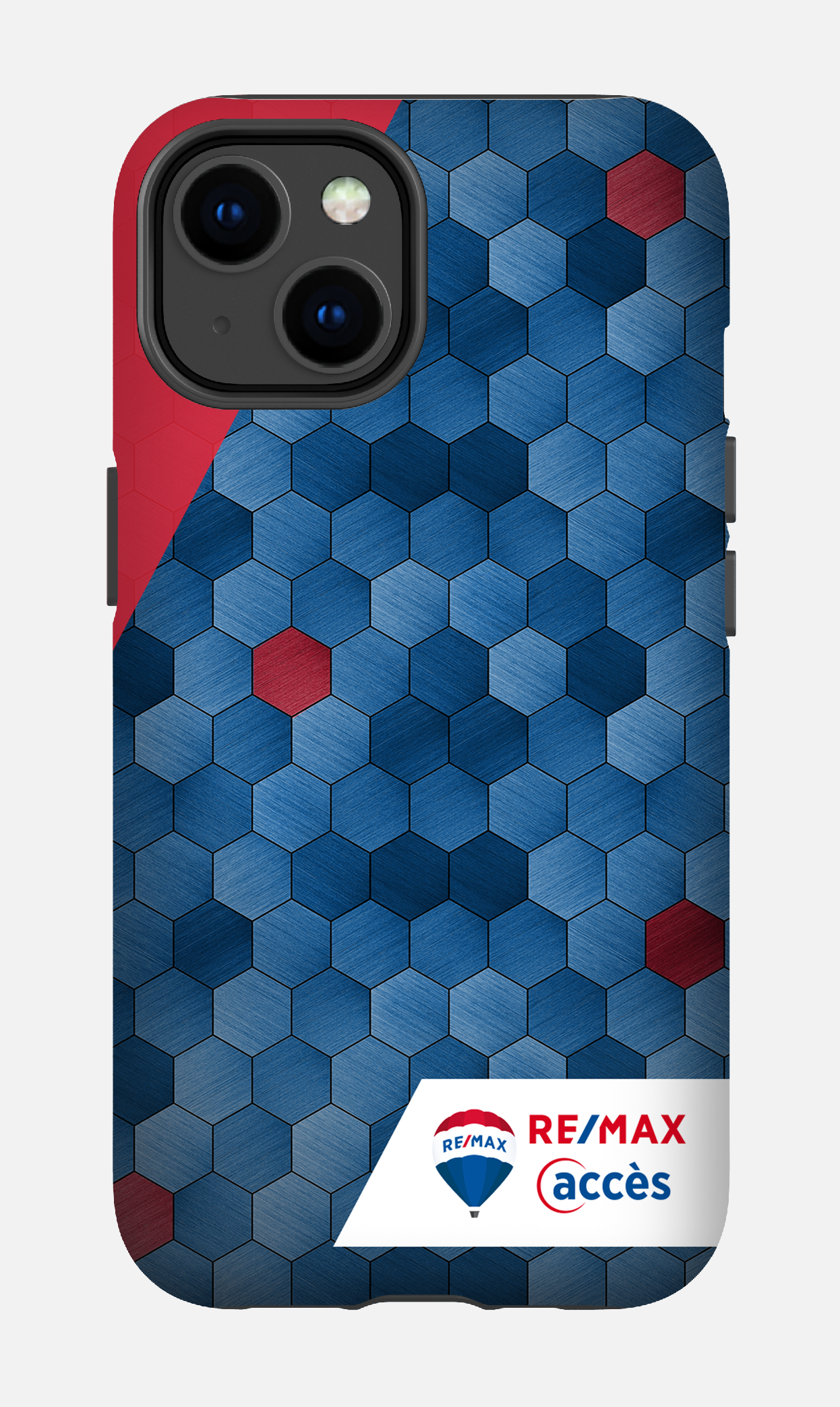 iPhone 14 Tough Matte Exagones texturés -