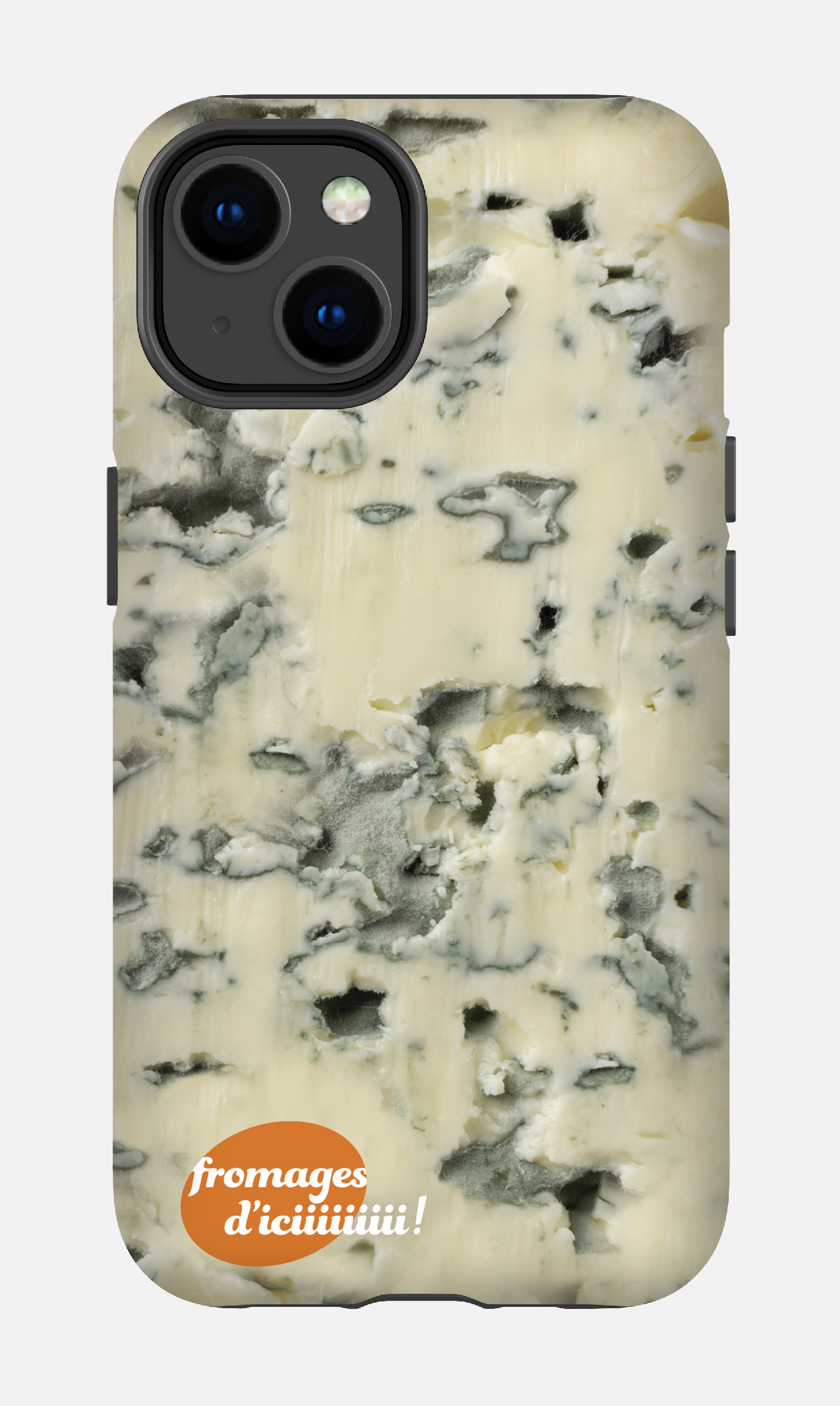 iPhone 14 Tough Matte Fromage Bleu Logo -