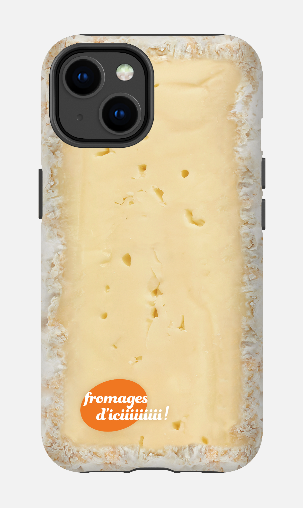 iPhone 14 Tough Matte Fromage Brie Logo -