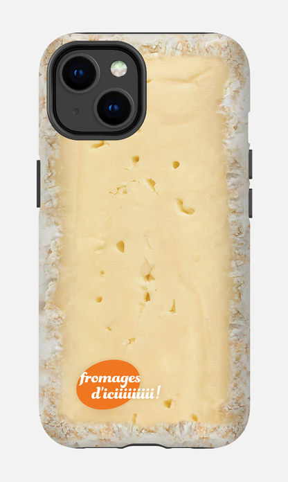 iPhone 14 Tough Matte Fromage Brie Logo -