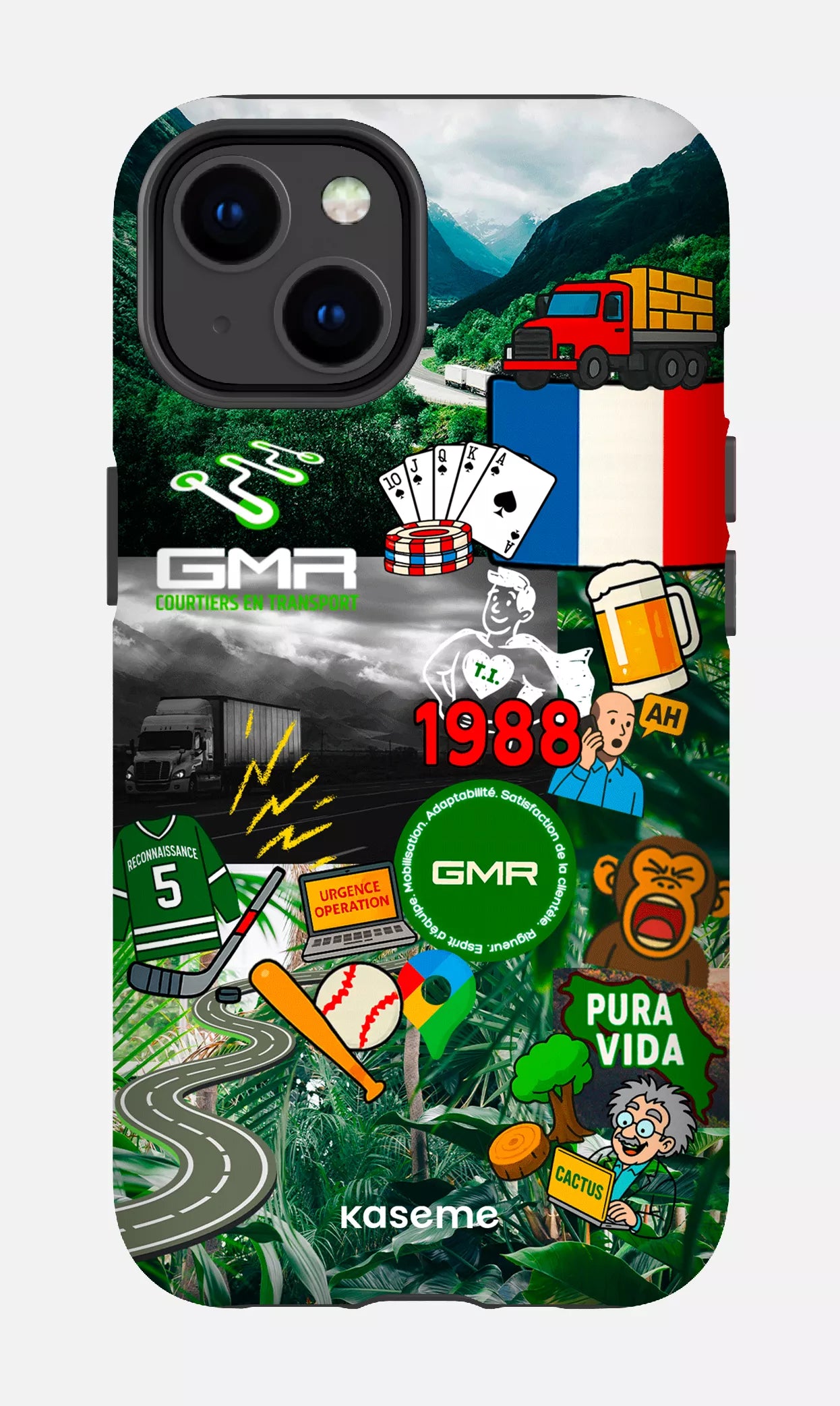 iPhone 14 Tough Matte GMR Collage -