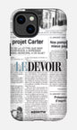 iPhone 14 Tough Matte Le Devoir Journal -