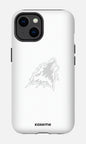 iPhone 14 Tough Matte Les Huskies Blanc -