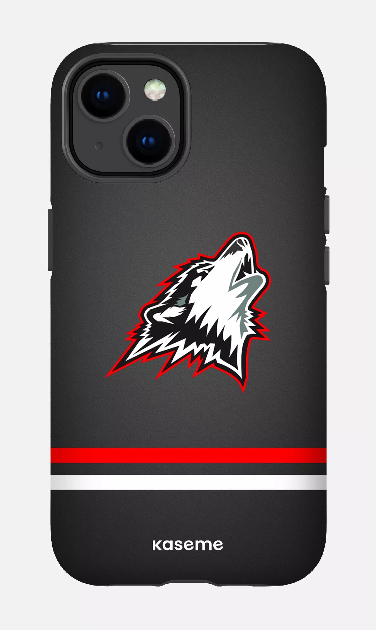 iPhone 14 Tough Matte Les Huskies Gris -