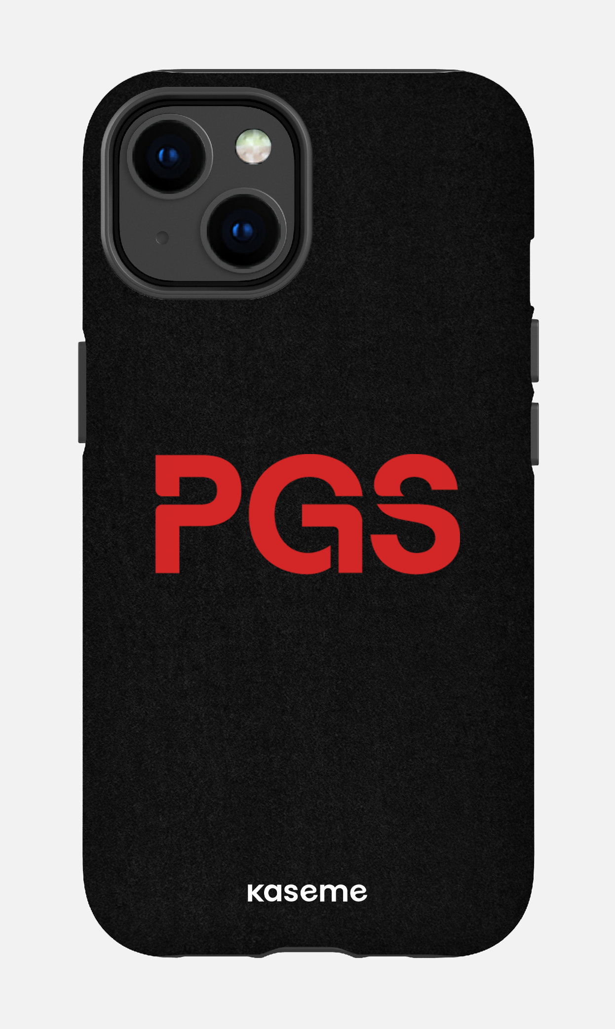 iPhone 14 Tough Matte PGS Noir&Rouge -
