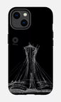 iPhone 14 Tough Matte Parc Olympique - Croquis Noir -
