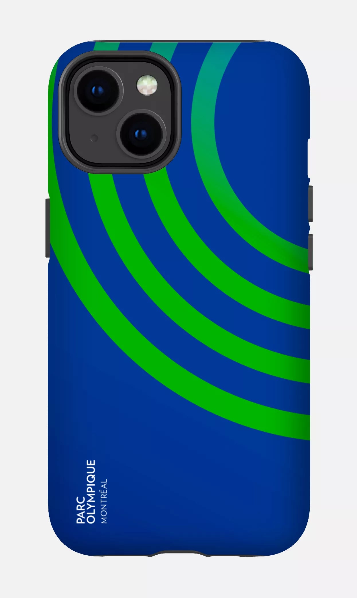 iPhone 14 Tough Matte Parc Olympique - Logo Bleu -