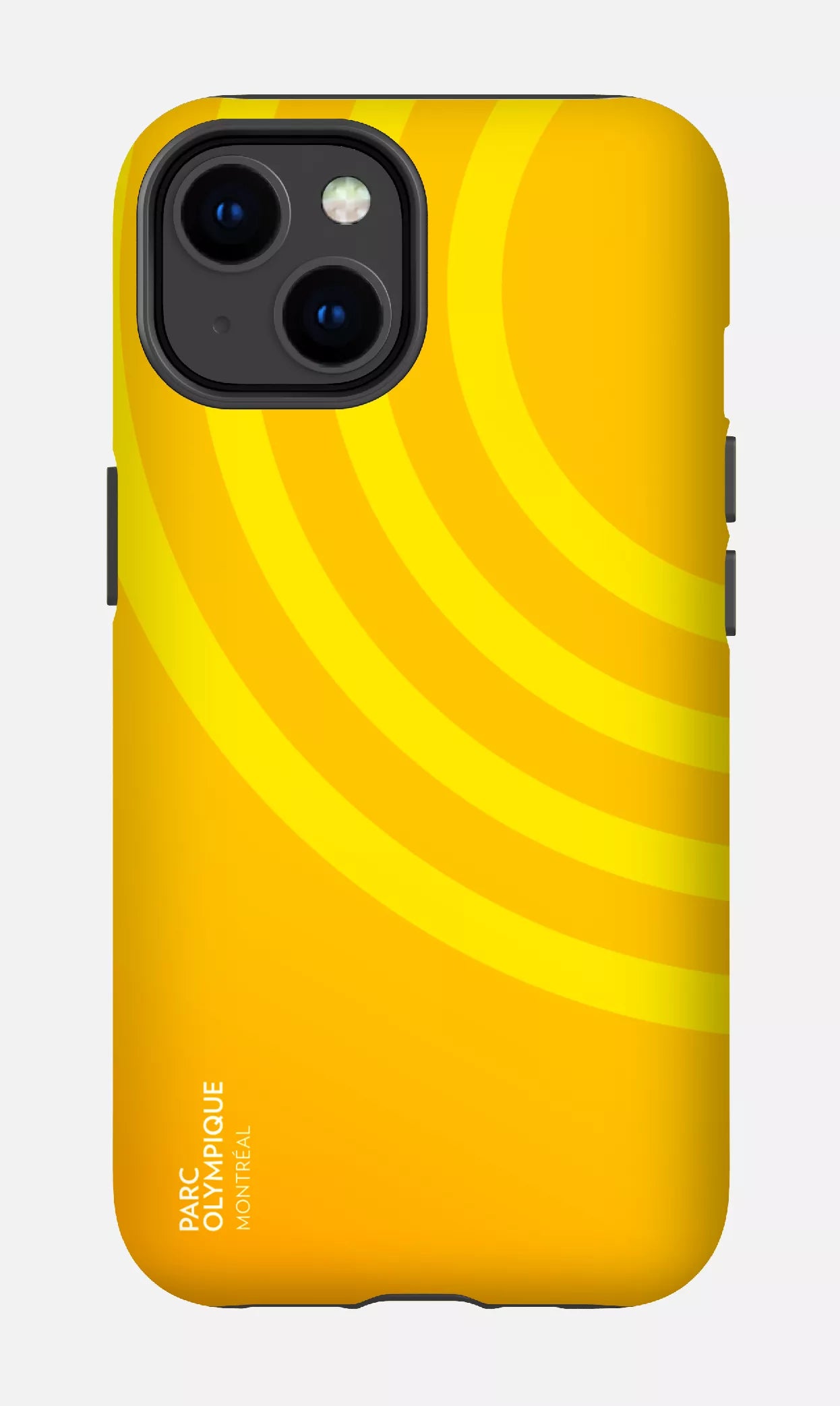 iPhone 14 Tough Matte Parc Olympique - Logo Jaune -