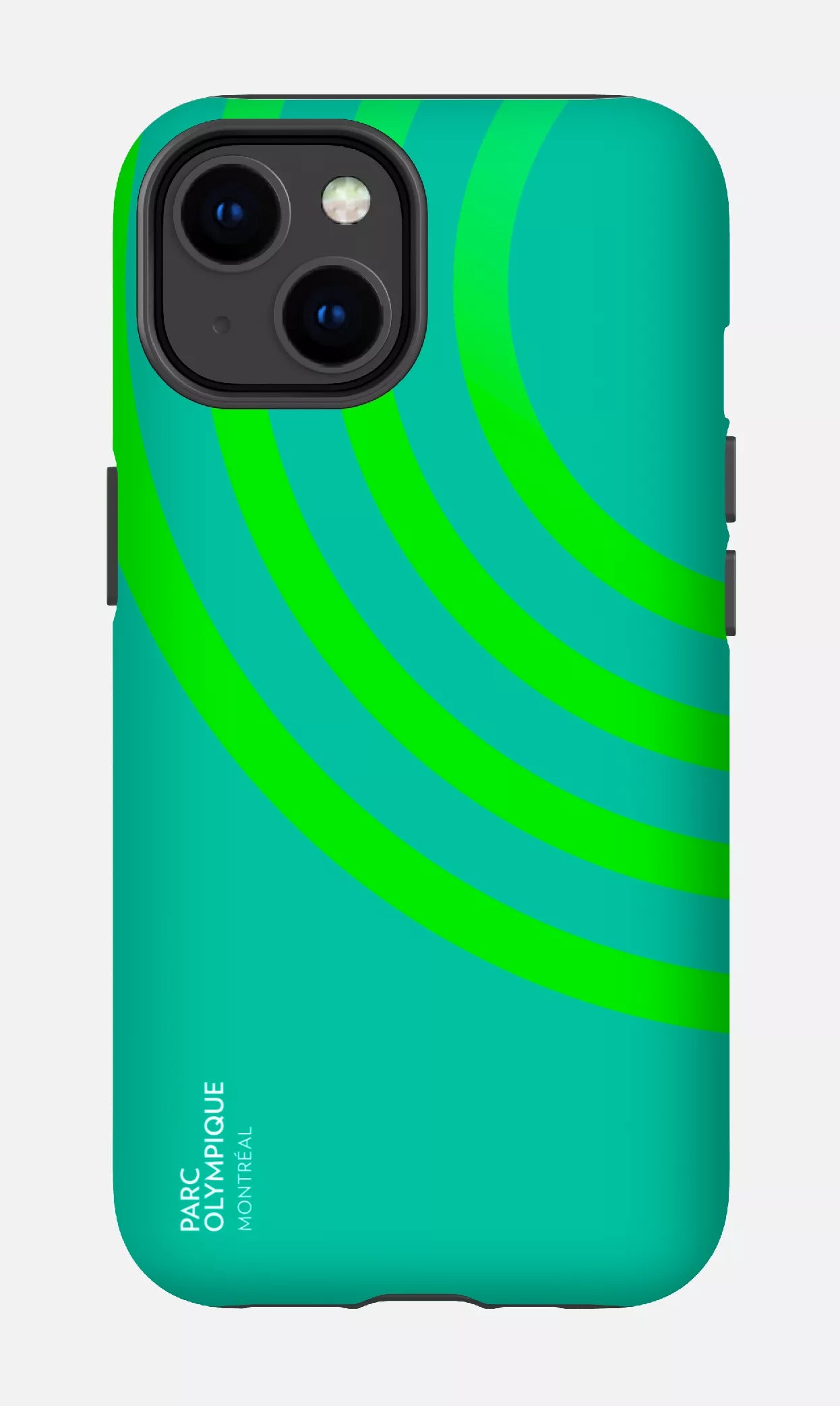 iPhone 14 Tough Matte Parc Olympique - Logo Vert -